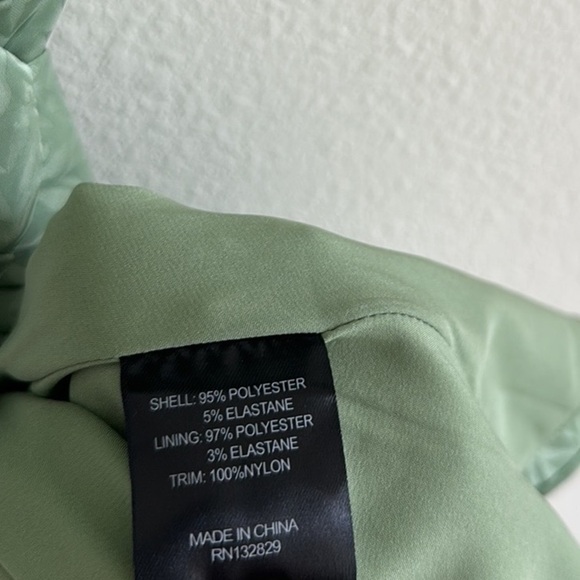 House of Harlow 1960 x Revolve Aja Green Wrap Mini Dress - Picture 8 of 9